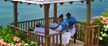 Couples massage in the Gazebo